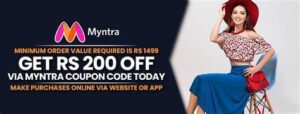 First Time Myntra Coupon Code